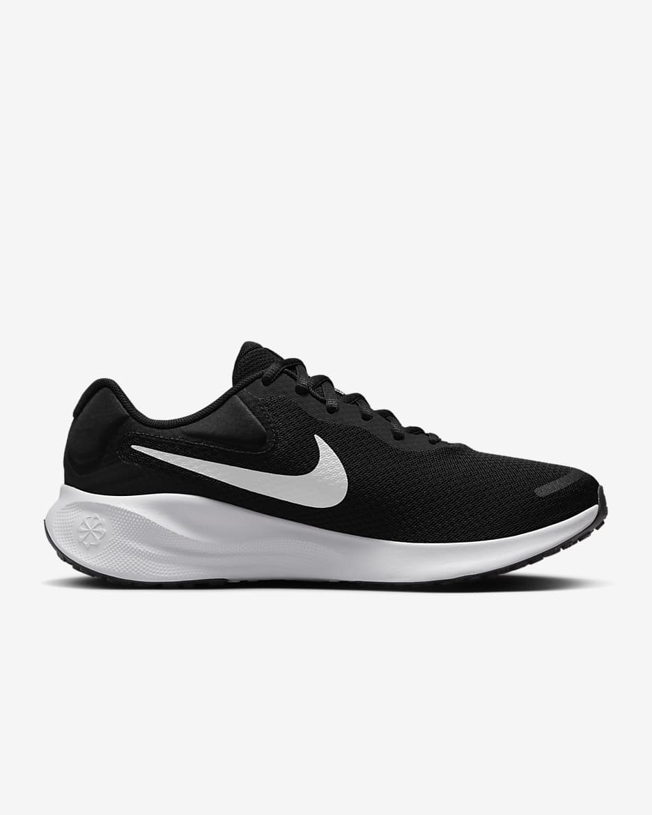 Nike Revolution 7 Women s Road Running Shoes Extra Wide Size 7.5 Black